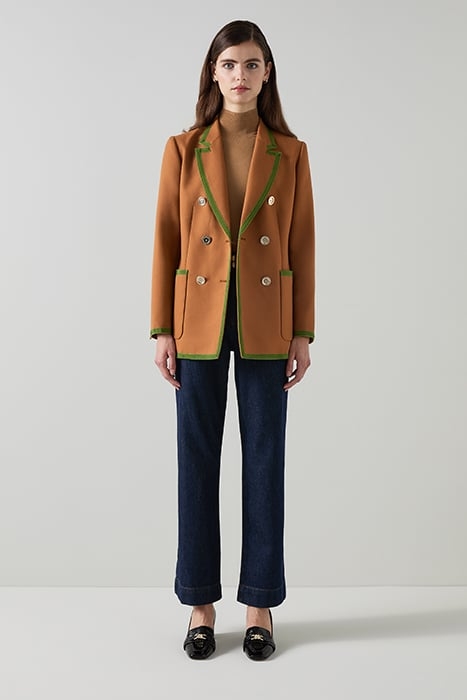 CORDELIA BLAZER BLAZER BROWN 2