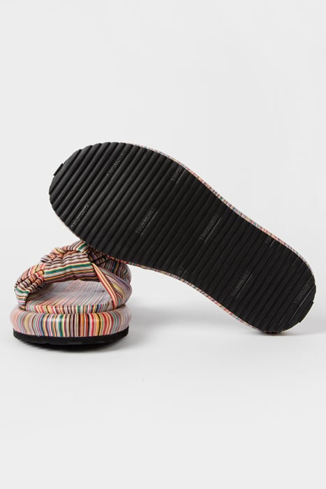 WOMENS SHOE LOTUS MULTI STRIPE MULTI COLOURED 5