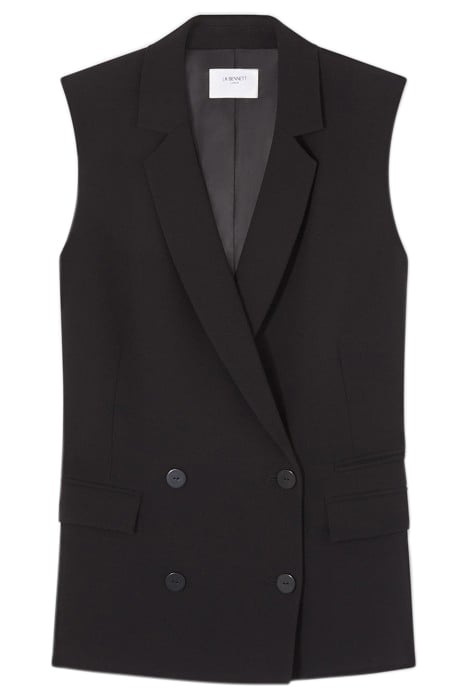 EVA WAISTCOAT VEST BLACK 3