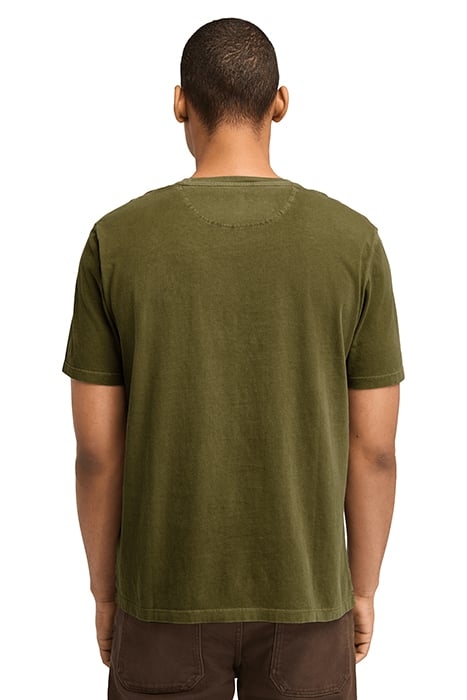 DUNSTAN RIVER GARMENT DYE SHORT SLEEVE TEE DARK OLIVE 2