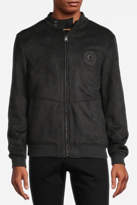 GUESS ECO HARRINGTONE JACKET JET BLACK A996 1
