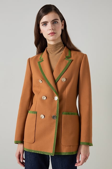 CORDELIA BLAZER BLAZER BROWN 1