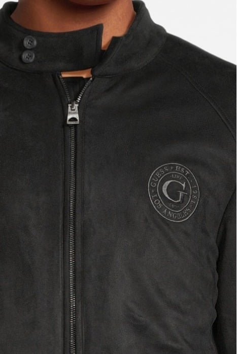 GUESS ECO HARRINGTONE JACKET JET BLACK A996 4