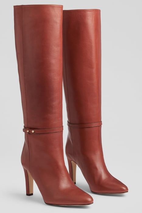 CATERINA STILETTO BOOTS LIGHT BROWN 5