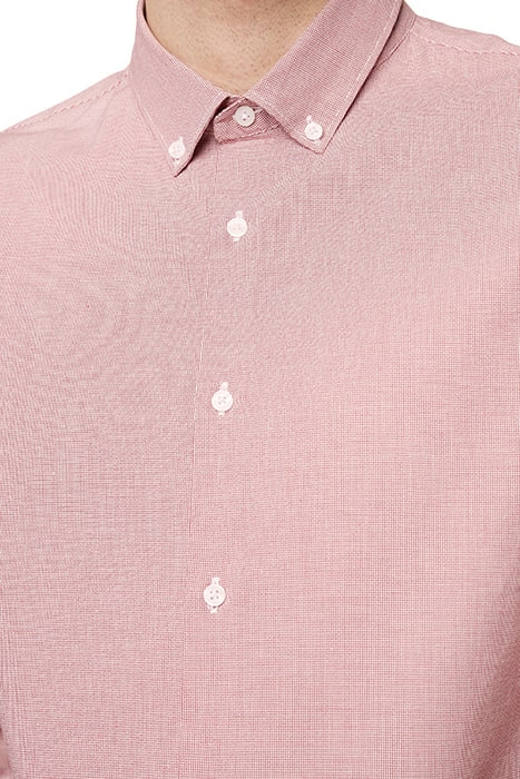 FORMAL MICRO CHECK OXFORD SHIRT SALSA RED MICRO CHCK 4