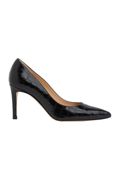 FLORET COURT HEEL BLACK 1