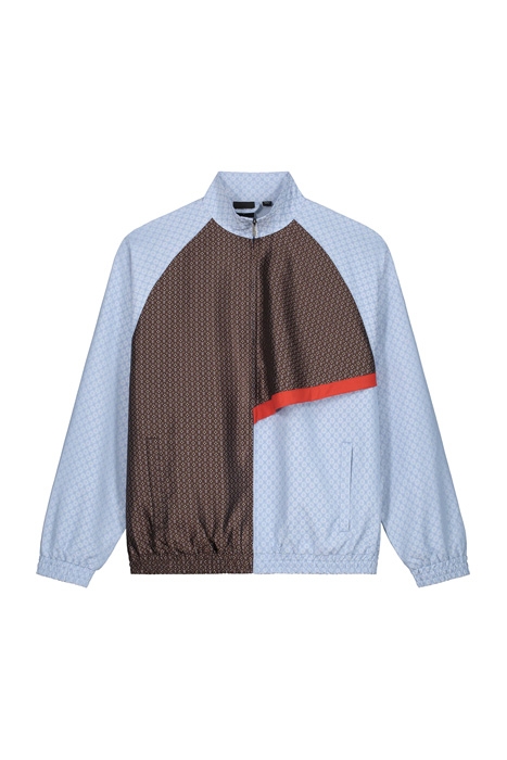 LIGHT BLUE BROWN KASAH SCARF VEST 3