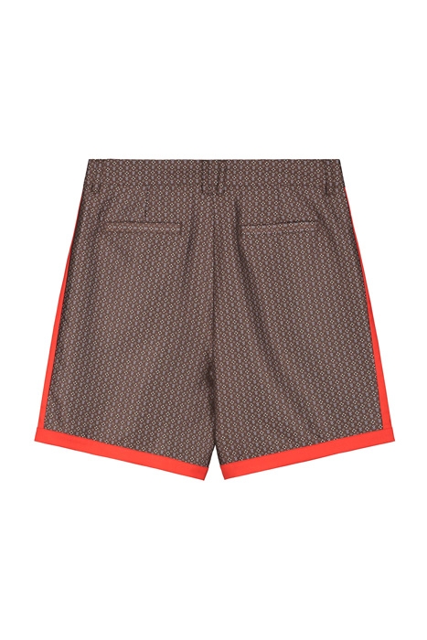 BROWN KENTON SCARF SHORTS 4
