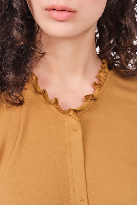 BLOUSE JERSEY LONG SLEEVES 22001956 BISTRE 4