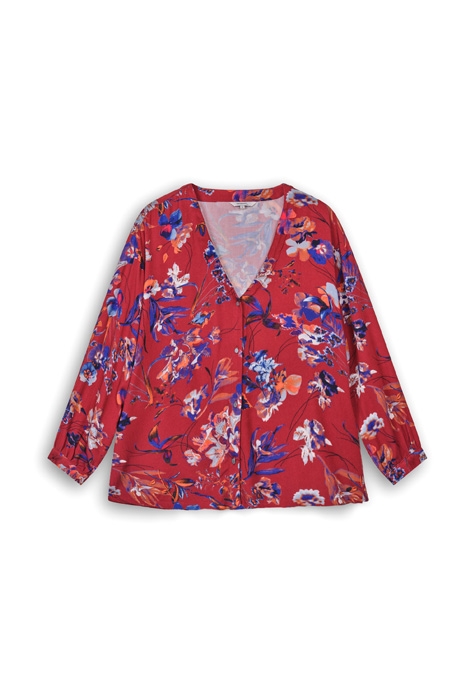 BLOUSE WOVEN LONG SLEEVES 22001952 FIRED BRICK 3