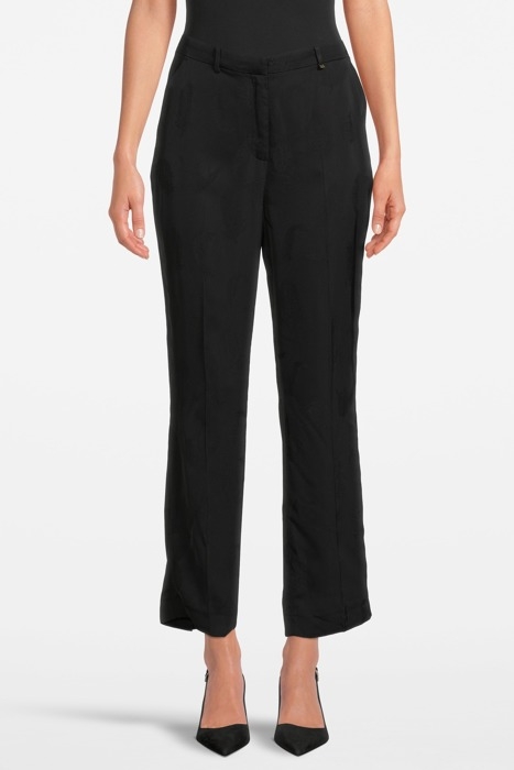 CROP FLARE PANTS JET BLACK W/ FROST G 1