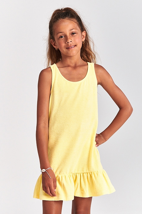 GIRLS ROME DRESS PINA COLADA YELLOW 3