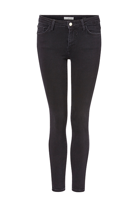 MIDI - BLACK SATIN - JEAN DENIM BLACK 1