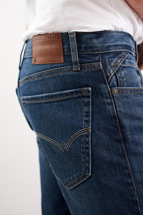 HARWOOD SLIM JEAN MID DENIM 7