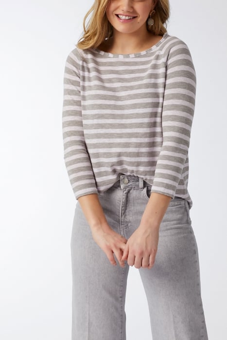 HEAVY JERSEY LONGSLEEVE STRIPED STREET GREY 2