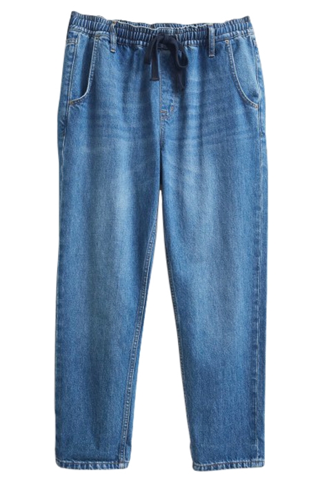 LEIGHTON RELAXED SLIM JOG JEAN MID DENIM 1