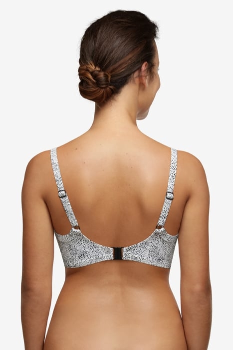 SW BRA TSHIRT HALF CUP BINDI BLACK WHIT BLACK MULTICO 3