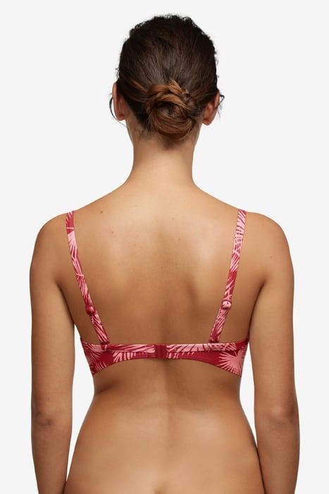 SW BRA TSHIRT BRI PALM LEAF RED PLUM RED PLUM 2