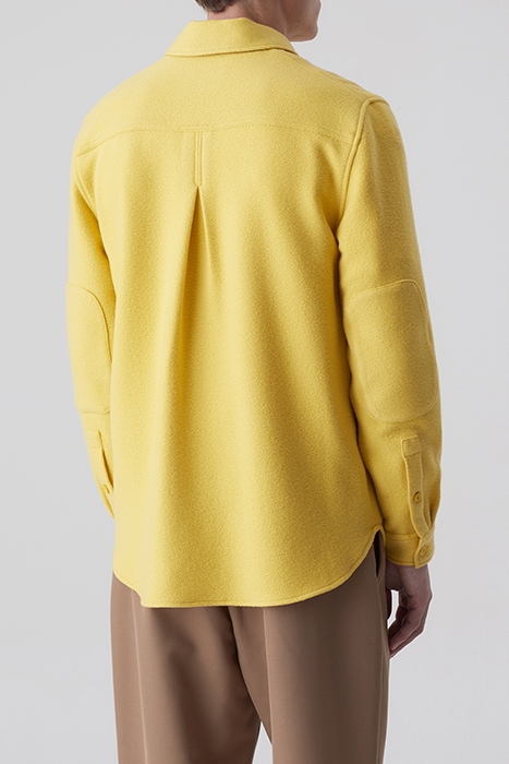 UTILITY SHIRT W/ ELBOW PATCHES WOOL YELLOW 2