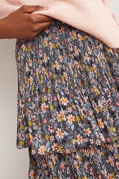 PLISSE MINI SKIRT GRY 4