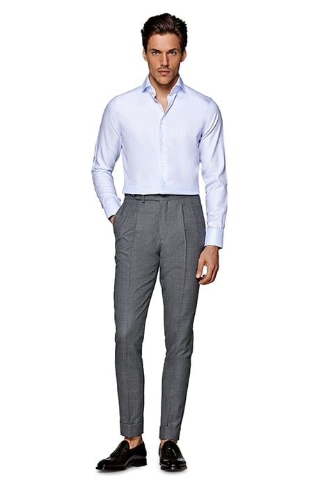 Light Blue Striped Extra Slim Fit Shirt 3