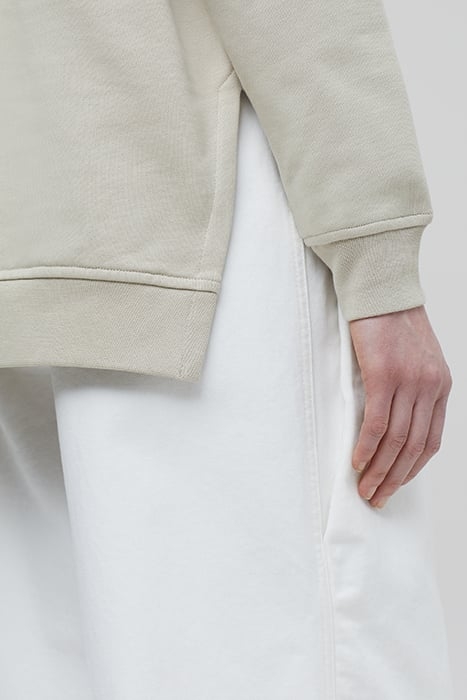 WOMEN PRINTED HOODIE T-SHIRTS GRAIN BEIGE 4