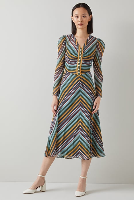 ODELIA SHIRT DRESS MULTICOLOR 1