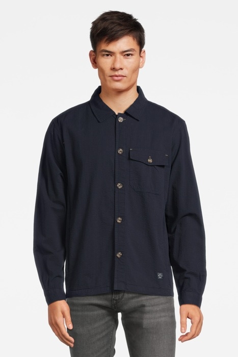 THAGE SEERSUCKER DEEP MARINE 1