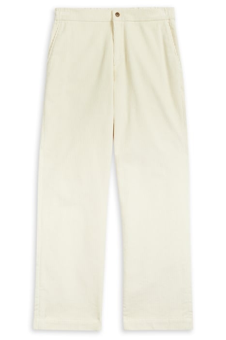 CLOUDD LEYDEN FIT CORD TRS WHITE 4