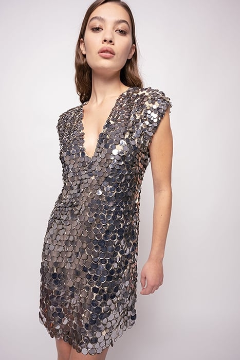 ADRANO ABITO FULL PAILLETTES M SILVER GREY 1