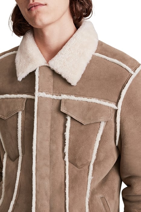 HAYLE SHEARLING JACK MOCHA/NATURAL 8