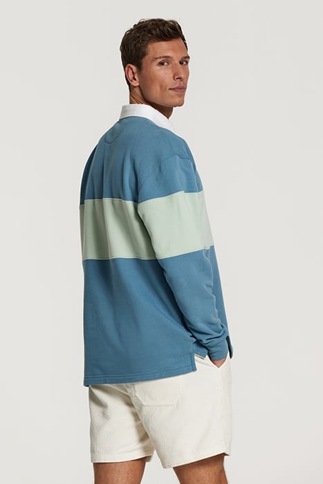 BENJAMIN POLO SWEATER COLD SKY BLUE 3