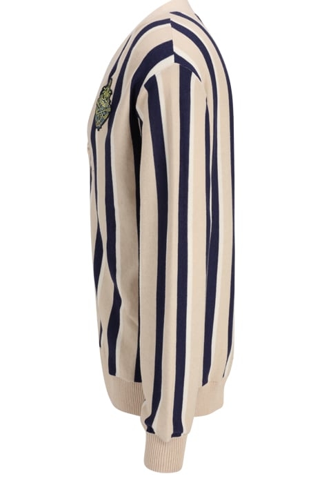 TRABITZ KNITTED CARDIGAN FIELDS OF RYE KNITTED STRIPES 3