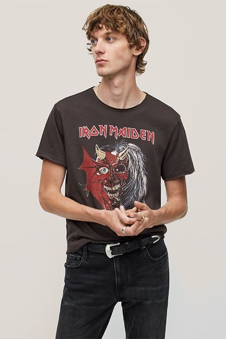SS RAW EDGE TEE - IRON MAIDEN PURGATORY COAL 1