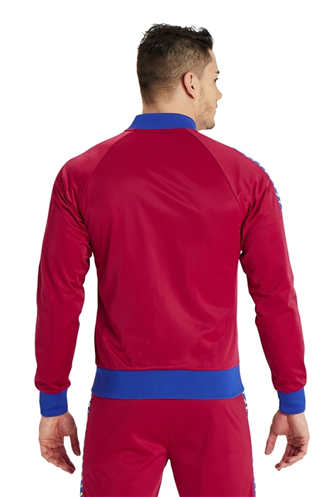 M RELAX IV TEAM JACKET BURGUNDY NEON BLUE BUTTER 3