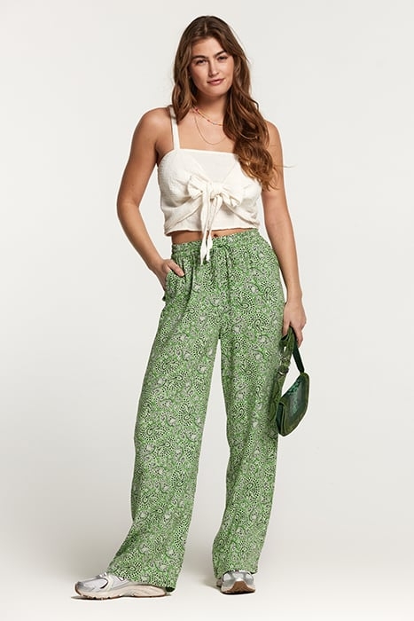 MONACO TROUSERS POOLSIDE PAISLEY KELLY GREEN KELLY GREEN 6