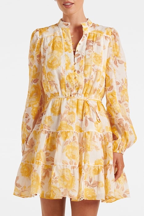 FLEUR SKATER MINI DRESS HADLEY FLORAL 1