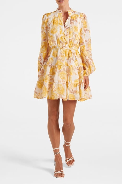 FLEUR SKATER MINI DRESS HADLEY FLORAL 3