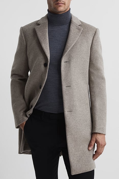 GABLE SINGLE BREASTED COAT OATMEAL 1