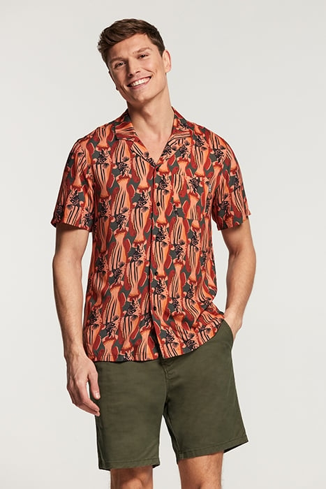 MEN SHORTSLEEVE SHIRT CATCH OF THE DAY SMOKEY GREEN 1