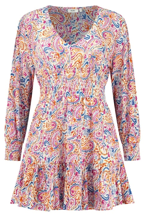 LADIES ZARAGOSA DRESS COLOURED PAISLEY MULTI PAISLEY 6