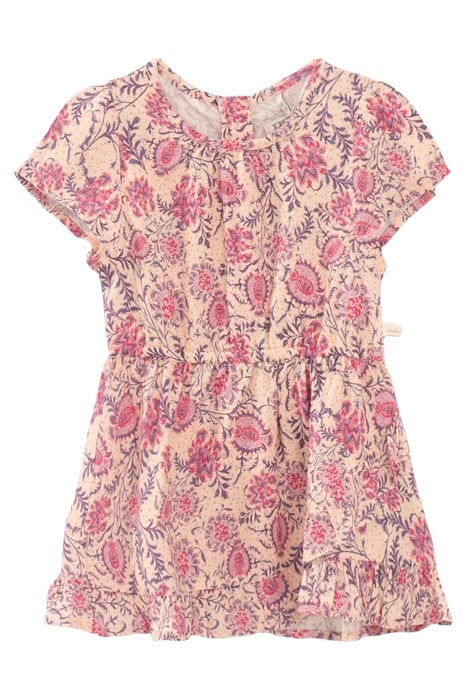 BABY GIRLS’ PINK FLORAL PAISLEY PRINT LENZING™ ECOVERO™ DRES 1