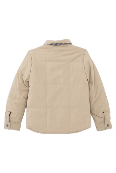 BOYS’ BEIGE/VICHY CHECK REVERSIBLE JACKET 2