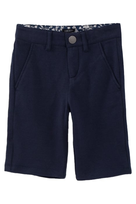 BOYS’ NAVY PIQUE KNIT CHINO BERMUDAS 1