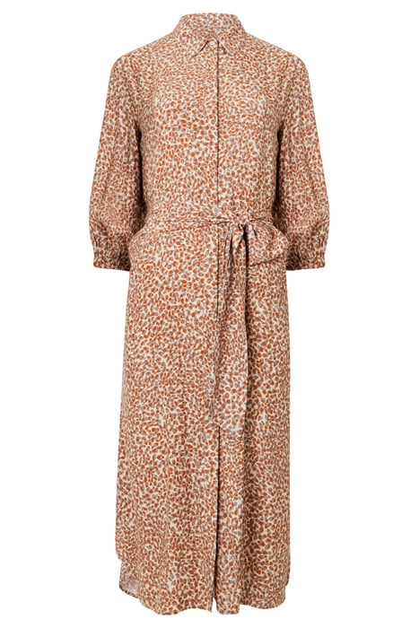 CADIE DELPHINE DRAPE SHIRT DRESS SHIFTING SAND 4