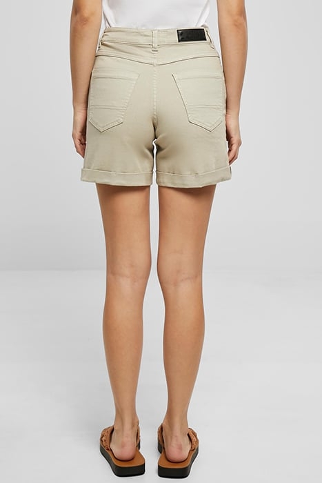 LADIES COLORED STRECH DENIM SHORTS SOFTSEAGRASS 2