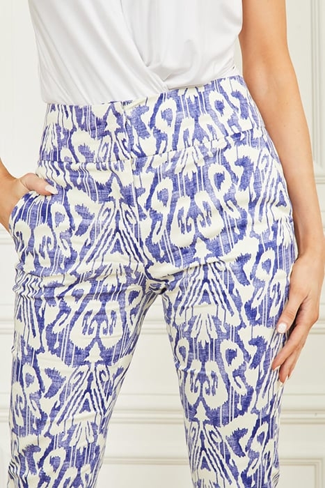 SHELLY PRINTED PANT SUBSTANCE BLUE SKINNY PRINT 8