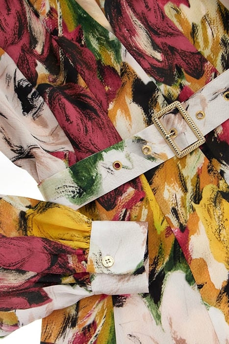 MARCIANO BY GUESS AUTUMN GARDEN LOOSE MINI DRESS PRINT 7