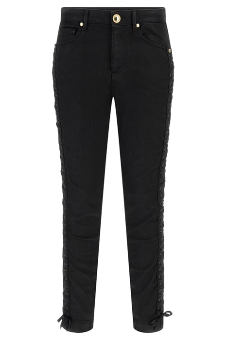 EVELYN DENIM BLACK SKINNY COATED 4