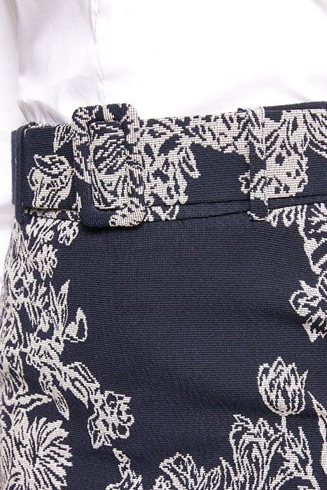 SHORT JACQUARD SKIRT BEIGE 5